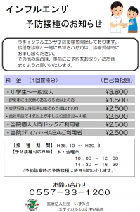 インフルエンザ